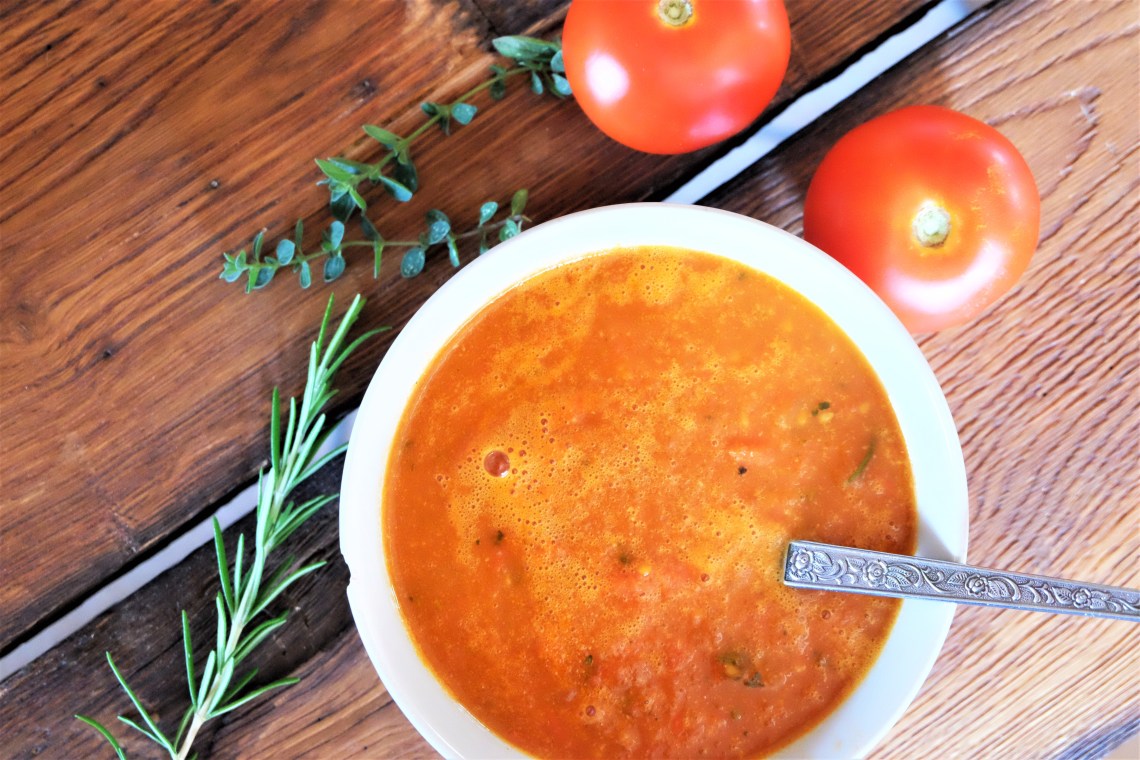 Rezept Tomatensuppe Foto L. Haas